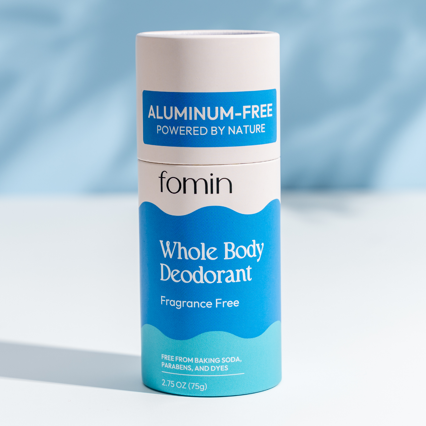 Deodorant Stick in Compostable Packaging