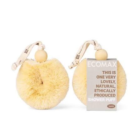 ECOMAX - Shower Puff Body Brushes - Handmade - All Natural