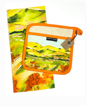 Gift Set- Pot Holder with matching Tee Towel