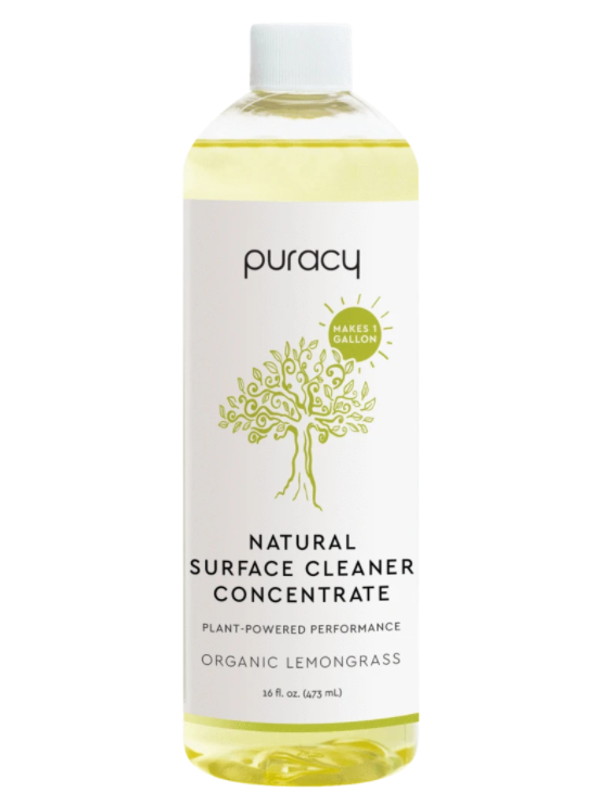 Puracy Multi-Surface Cleaner Organic Lemongrass Streak-Free