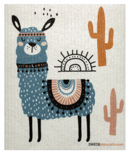Swede Blue Lama Dish Cloth Reusable Swedish dish cloths