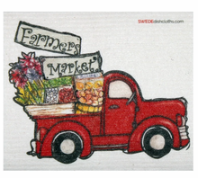 Farmers Market Truck Swede Dish Cloth Reusable Swedish dish cloths