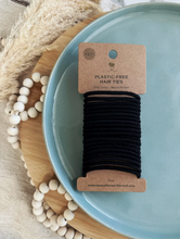 Biodegradable Black Plastic Free Hair Ties