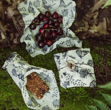 Bee's Wraps, Plastic Alternative, Planet Renu, Bee's Wrap, Saran Wrap Replacement, Plastic Bag Replacement, Zero Waste Lunch, Reusable Food Cover