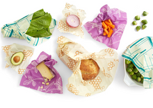 Bee's Wraps, Plastic Alternative, Planet Renu, Bee's Wrap, Saran Wrap Replacement, Plastic Bag Replacement, Zero Waste Lunch, Reusable Food Cover