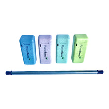 Collapsible straw in wheat straw case reusable and zero waste from Planet Renu