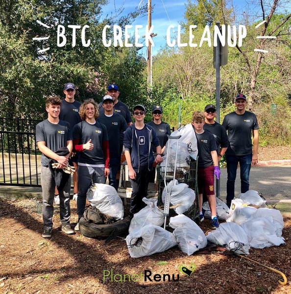 Creek Cleanup by Boys Team Charity