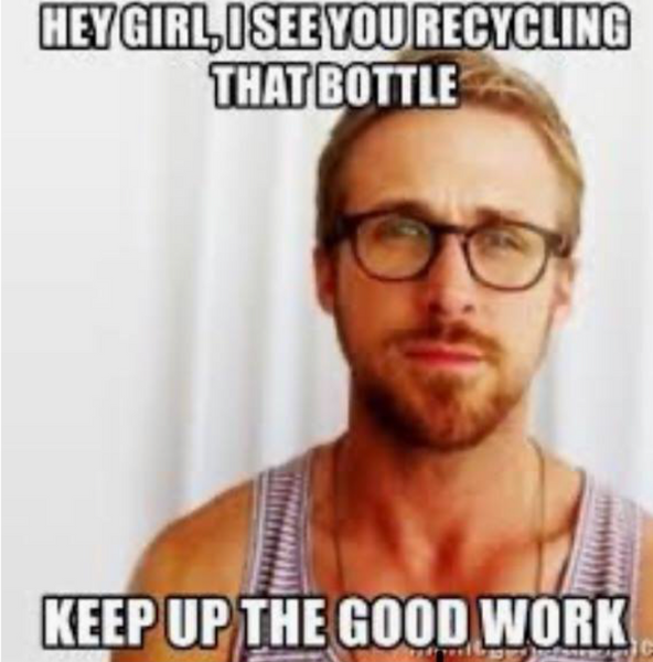 Ryan Gosling and Recycling