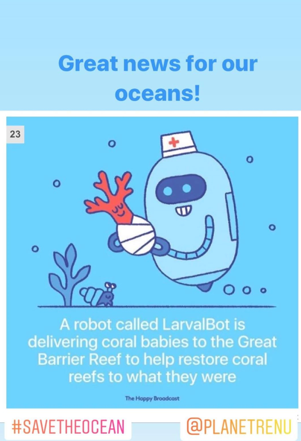 Great News- Restoring the Great Barrier Reef