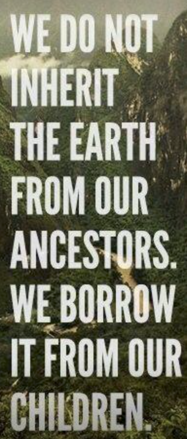 we do not inherit the earth