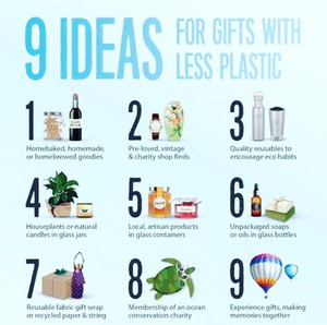9 Ideas for Gifts with Less Plastic