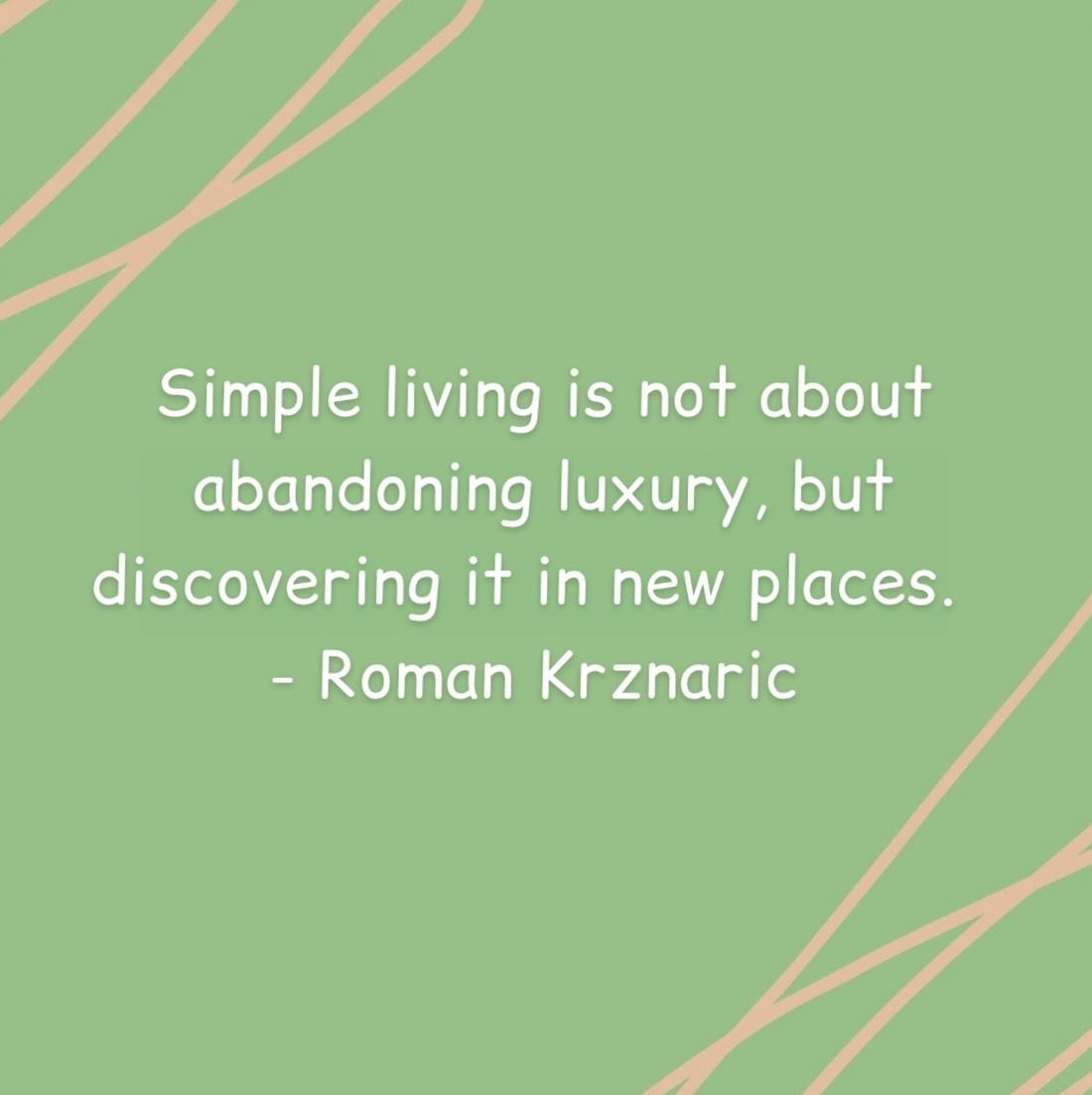 Simple Living