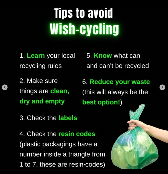 Tips to avoid wishcycling