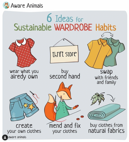 6 Ideas for Sustainable Wardrobe Habits