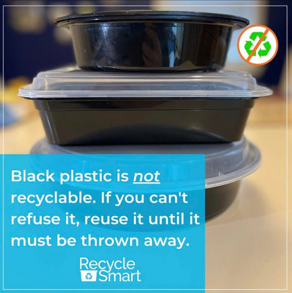 Black Plastic is NOT Recyclable