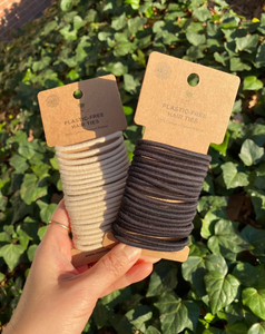 New Biodegradable Cotton and Natural Rubber Hair Ties