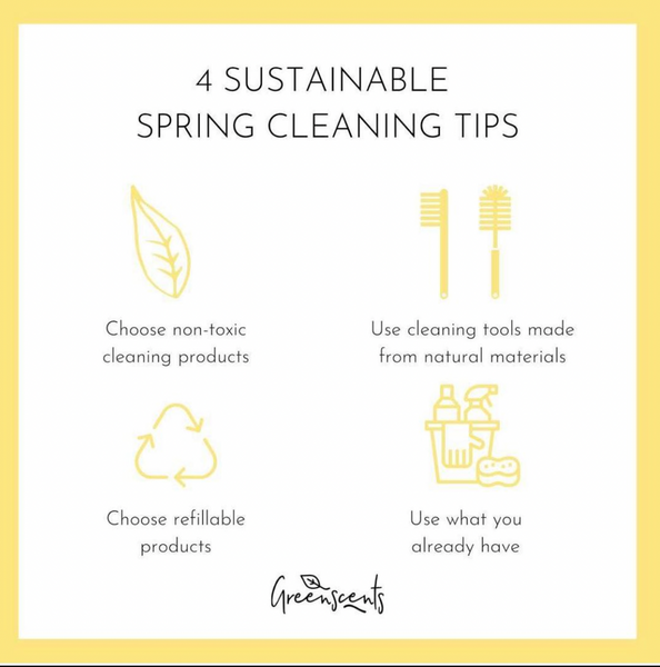 4 Sustainable Spring Cleaning Tips