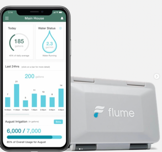 Flume smart water monitor