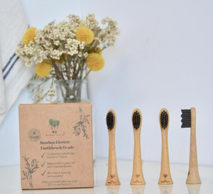 Bamboo Toothbrush Heads For Electronic Toothbrushes!