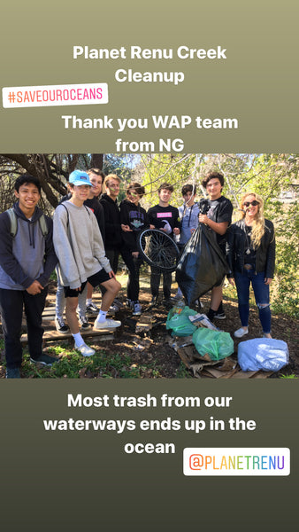 Local Creek Cleanup- Helping our Oceans