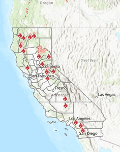 Fire Map -West Coast