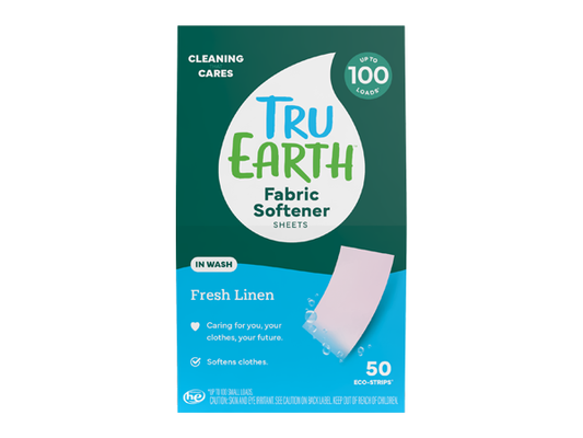 Tru Earth Eco-Strips Fabric Softener (Fresh Linen) - 32 Strips