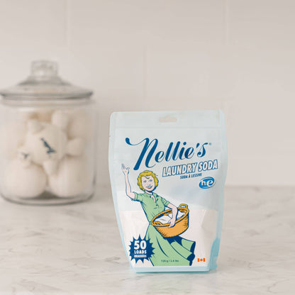 Laundry Soap- Nellie's 50 Load Pouch & 100 Load Tin