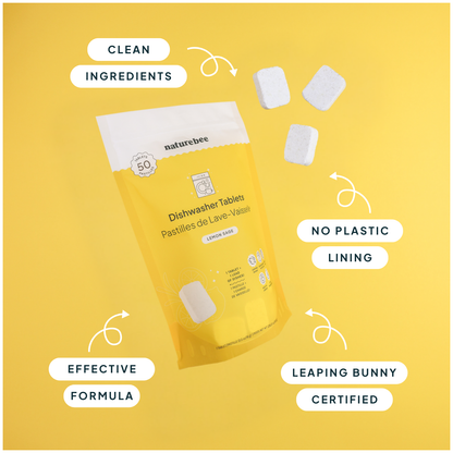Dishwasher Pods - Tablets Lemon by Nature Bee