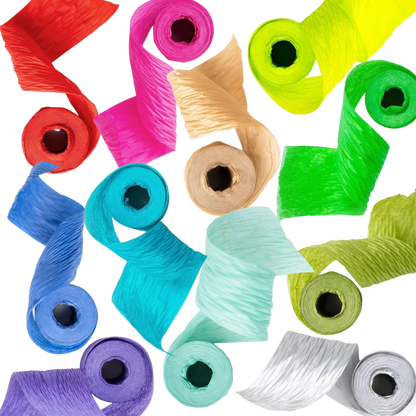 Crepe Paper Eco Ribbon: Red