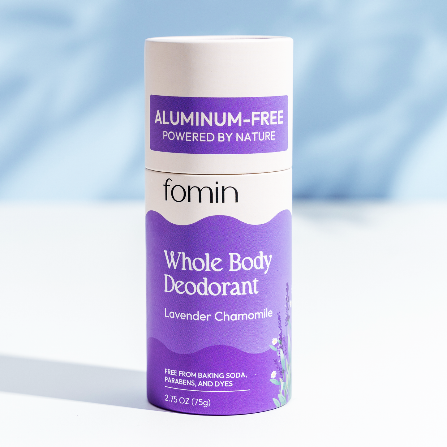Deodorant Stick in Compostable Packaging
