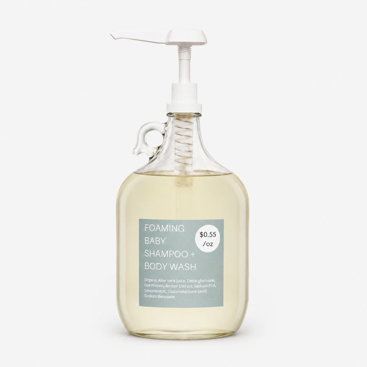 Foaming Baby Shampoo and Bodywash- Refillable
