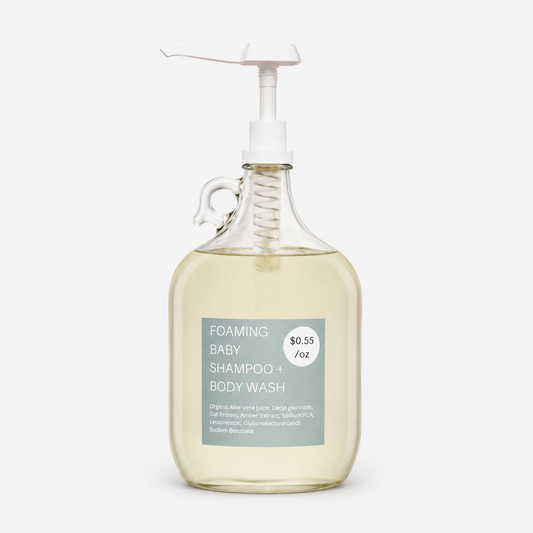 Foaming Baby Shampoo and Bodywash- Refillable
