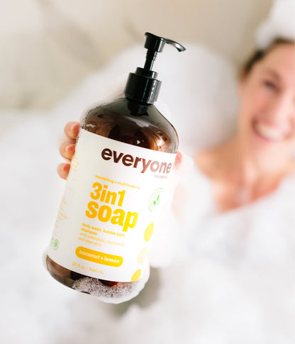 3in1 Coconut + Lemon Soap- refillable