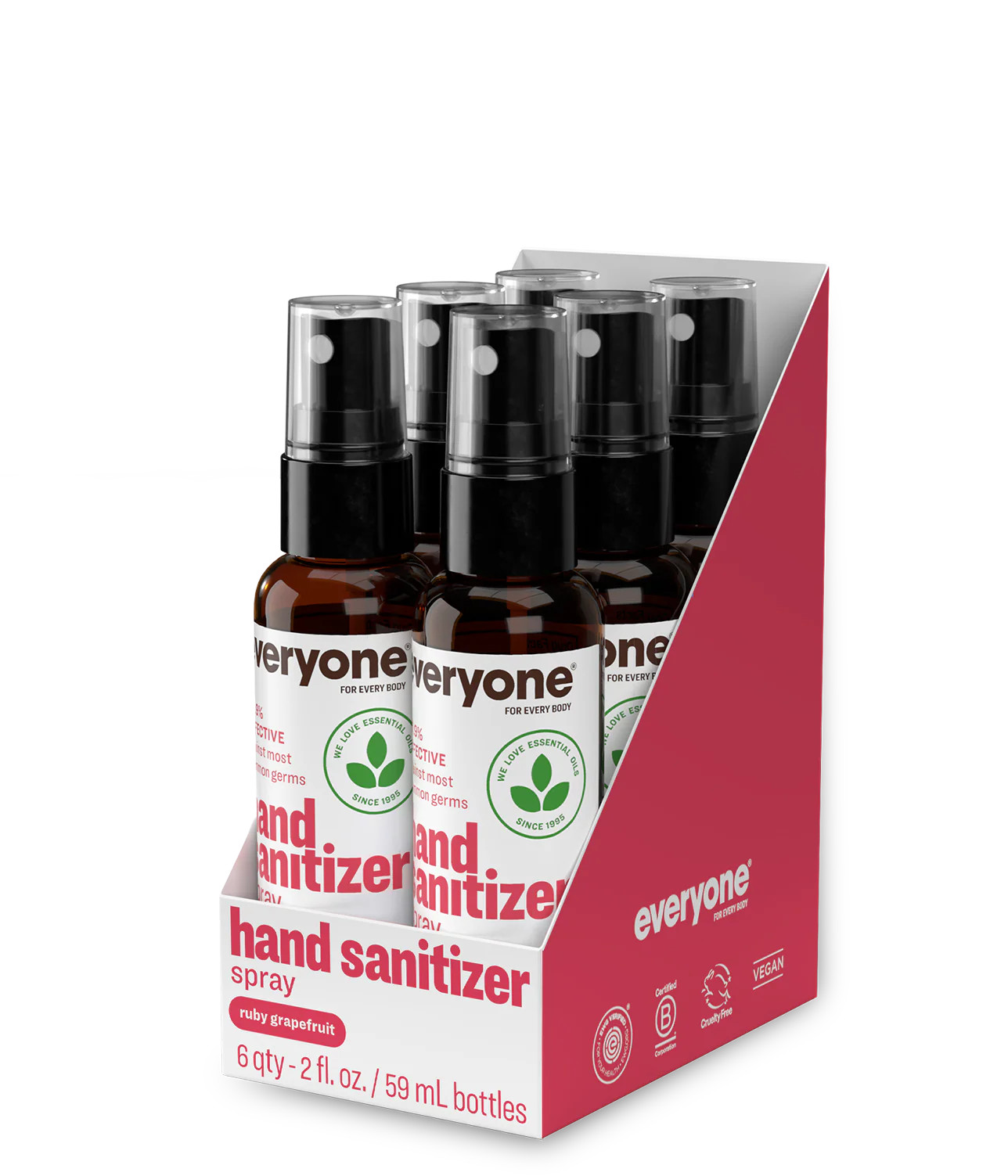 everyone Hand Sanitizer Spray - ruby grapefruit