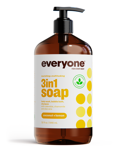 3in1 Coconut + Lemon Soap- refillable