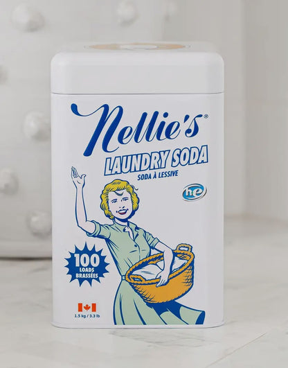 Laundry Soap- Nellie's 50 Load Pouch & 100 Load Tin