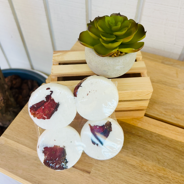 Lavender Shower Steamers / handmade - Set of 4 -