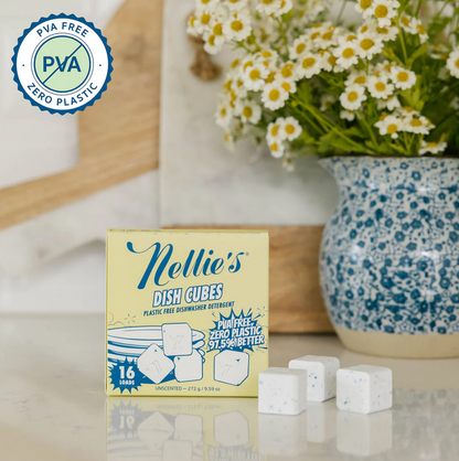 Nellie's Dish Cubes - Plastic Free Dishwasher Detergent