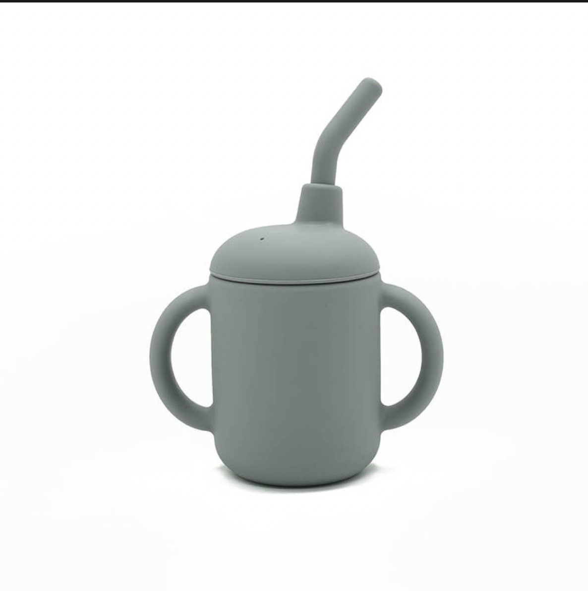 Silicone Sippy Cup with Straw