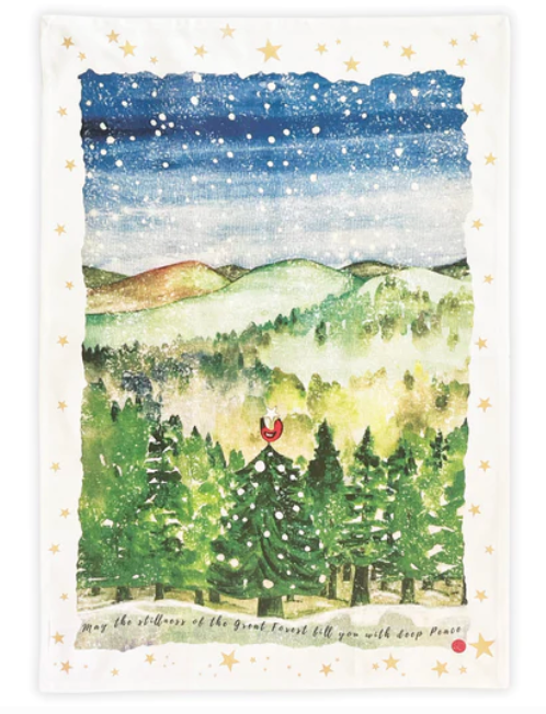 Holiday Tee Towels- Organic Cotton
