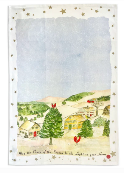 Holiday Tee Towels- Organic Cotton