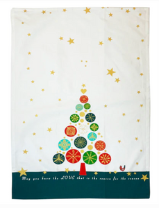 Holiday Tee Towels- Organic Cotton