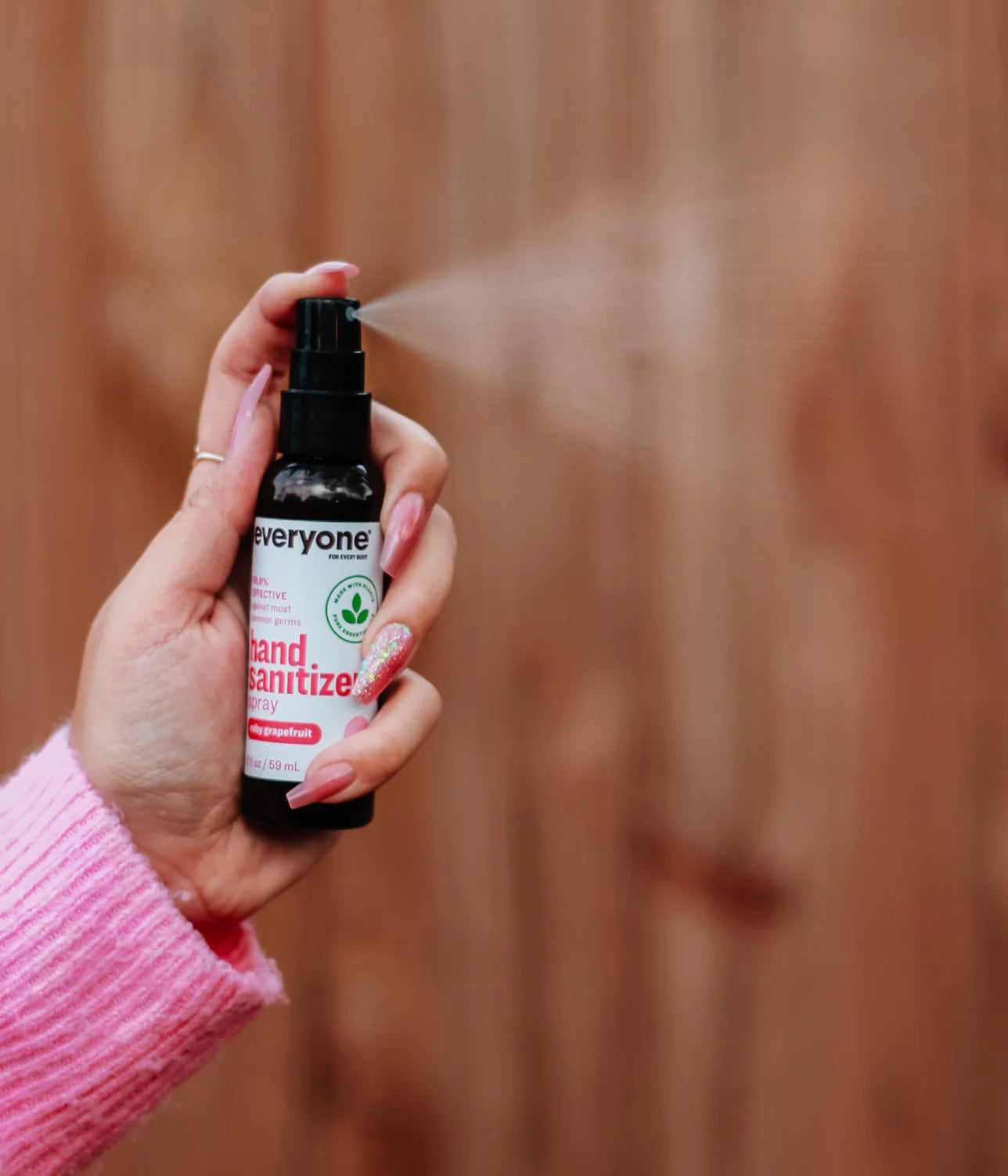 everyone Hand Sanitizer Spray - ruby grapefruit