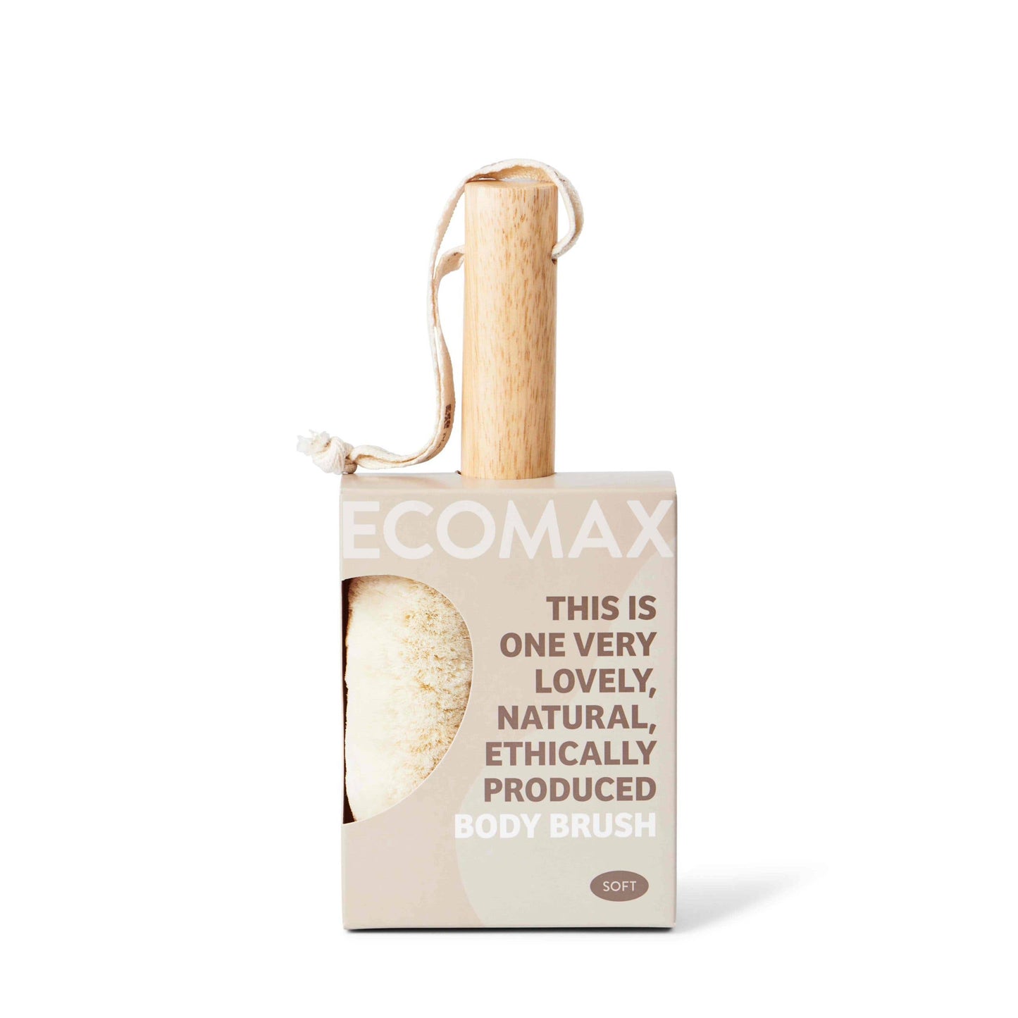 ECOMAX - Body Brush – Soft Jute