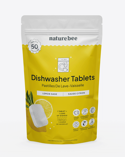 Dishwasher Pods - Tablets Lemon by Nature Bee