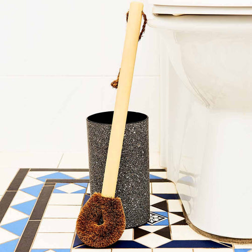 Toilet Brush & Granite Holder - 100% Plastic Free