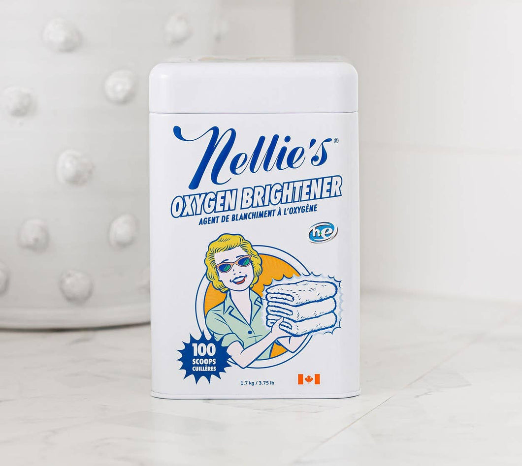 Oxygen Brightener (Laundry Booster) - Nellie's 100 Scoop Tin