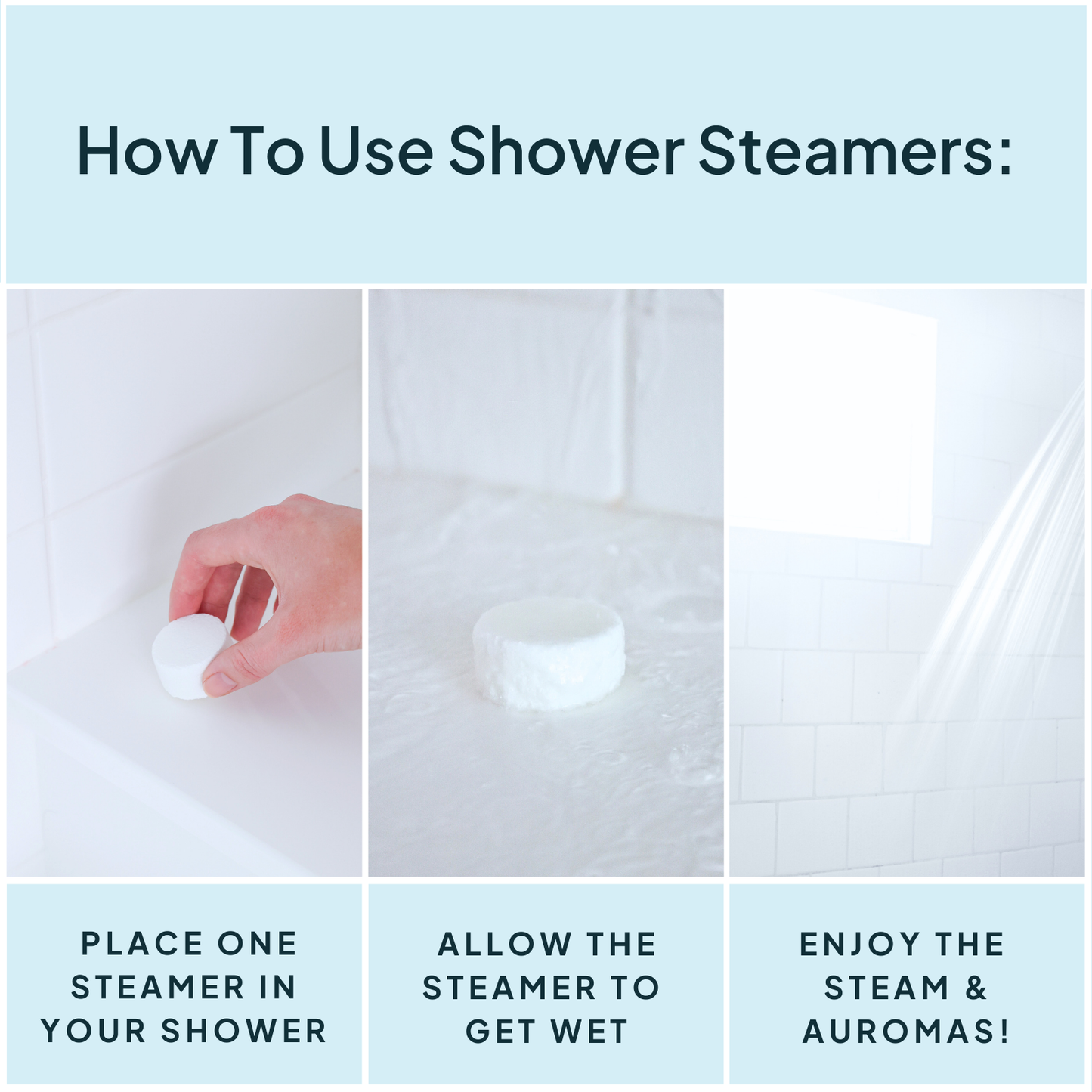 Refreshing Mint Shower Steamers | Nature Bee