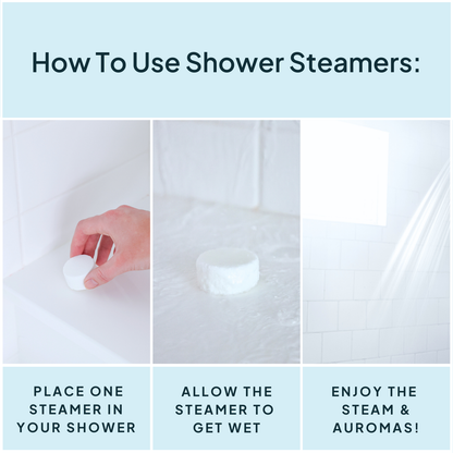 Refreshing Mint Shower Steamers | Nature Bee