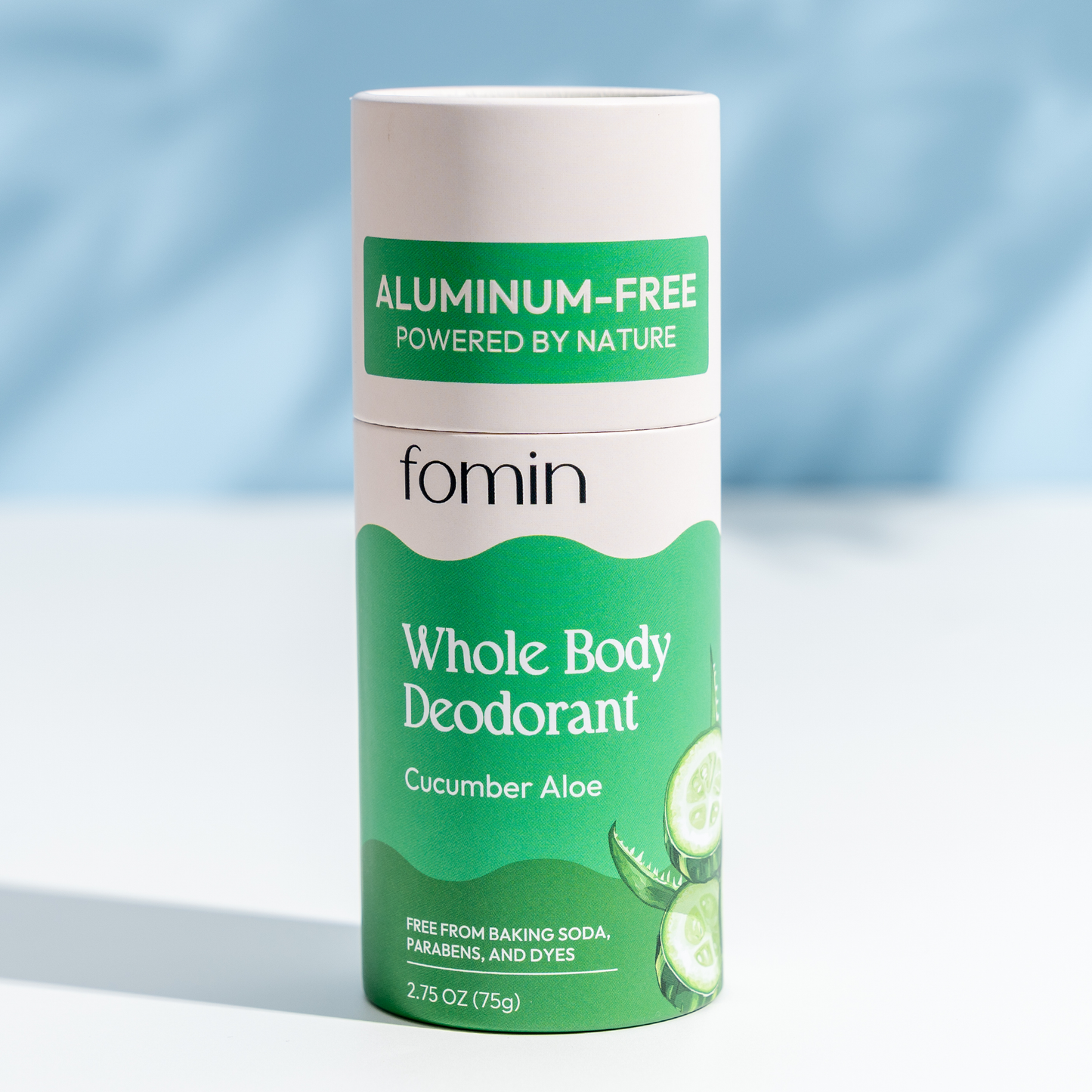 Deodorant Stick in Compostable Packaging